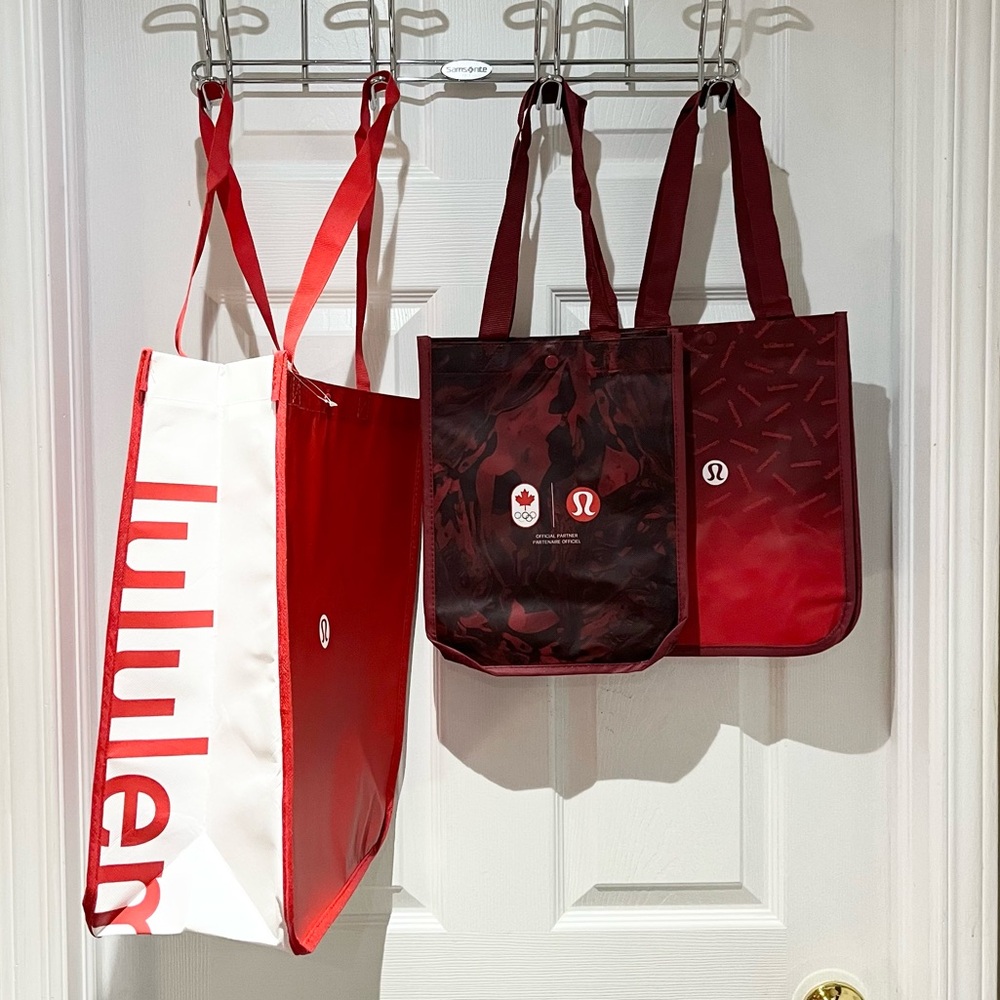 Set of 3 / Lululemon Reusable Bags